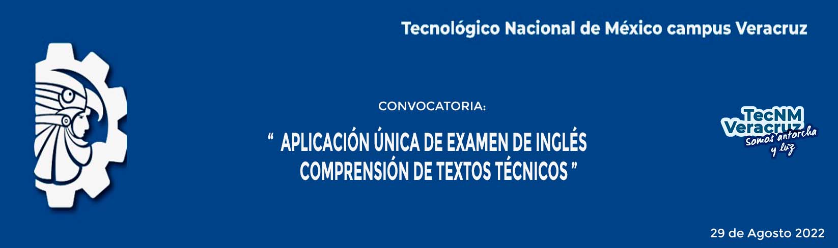 CONVOCATORIA APLICACIÓN ÚNICA DE EXAMEN DE INGLÉS COMPRENSIÓN DE TEXTOS TÉCNICOS