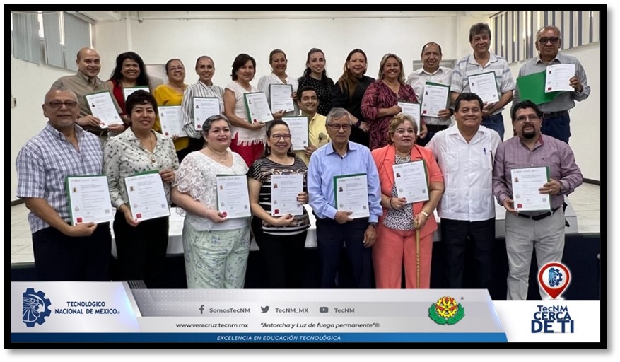 Personal del TecNM Veracruz obtiene certificación en Desarrollo
