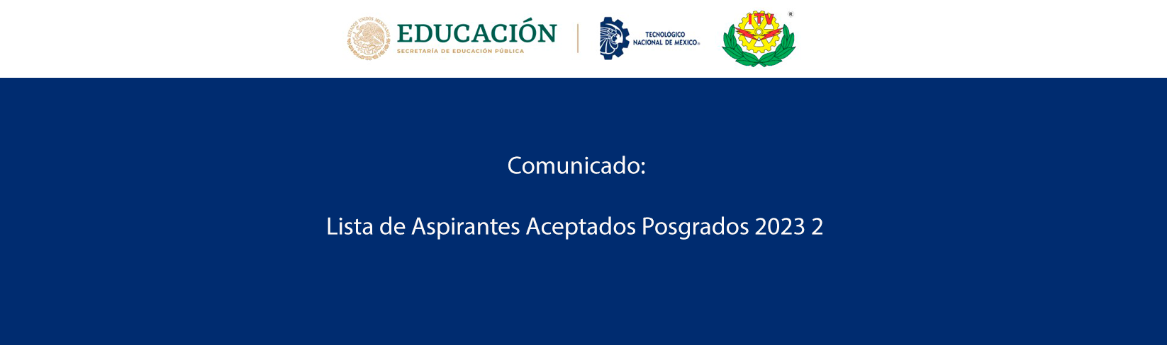 ACEPTADOS POSGRADO 2023-2