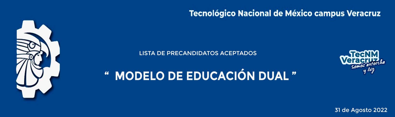 LISTA DE PRECANDIDATOS ACEPTADOS MODELO DE EDUCACIÓN DUAL