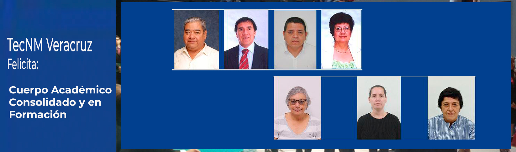 TecNM Veracruz felcita a los cuerpos académicos consolidado y en formación