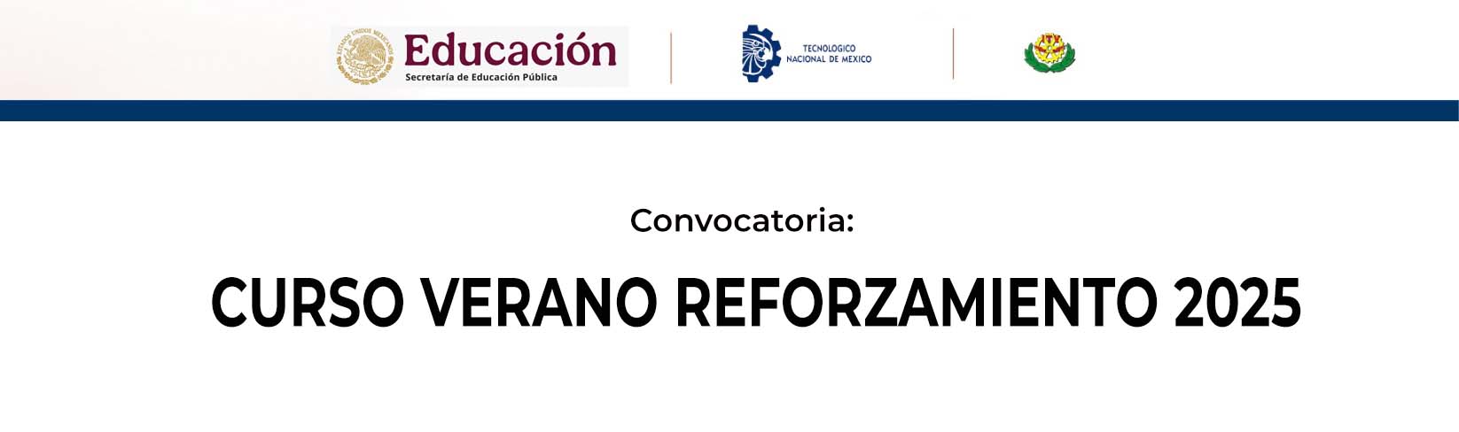 CONVOCATORIA CURSO VERANO REFORZAMIENTO 2025