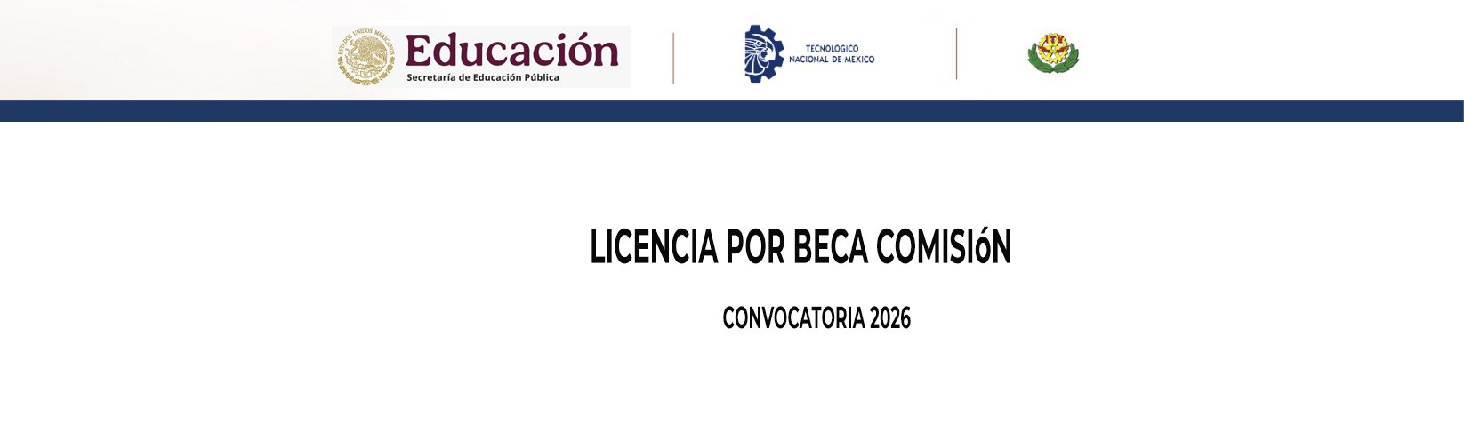 Convocatoria Licencia Beca Comisión