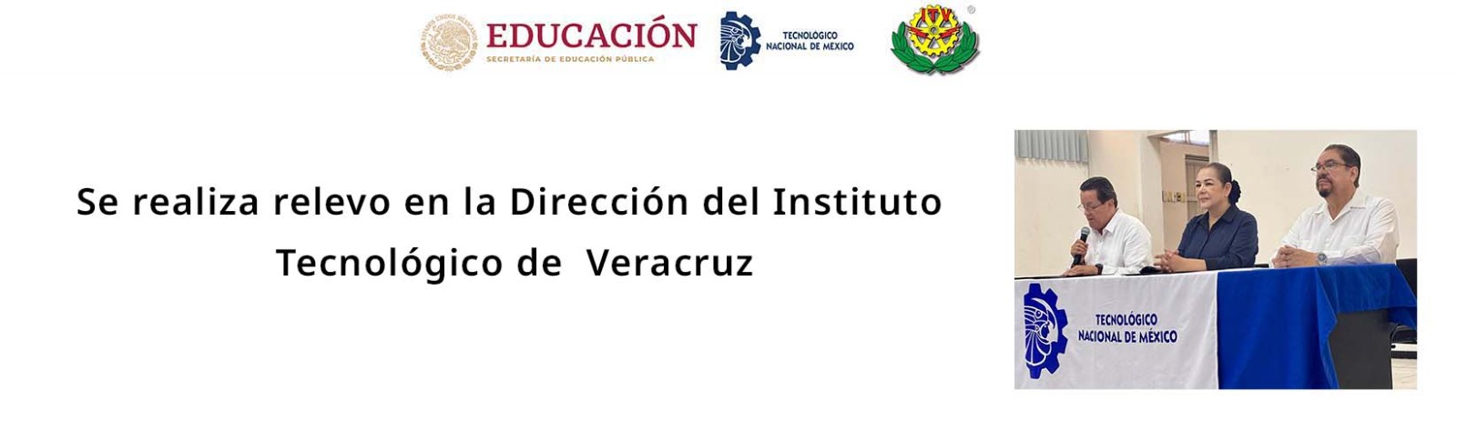 Se realiza relevo en la Dirección del Instituto Tecnológico de  Veracruz